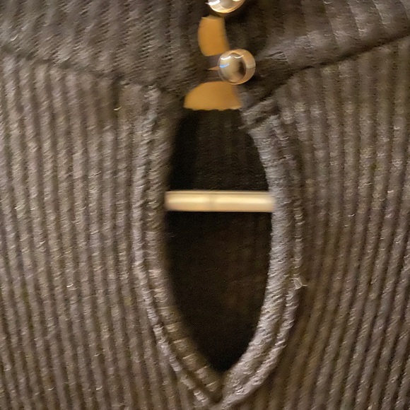 Monteau black ribbed knitwear sleeveless maxi dress - size medium - Picture 5 of 10